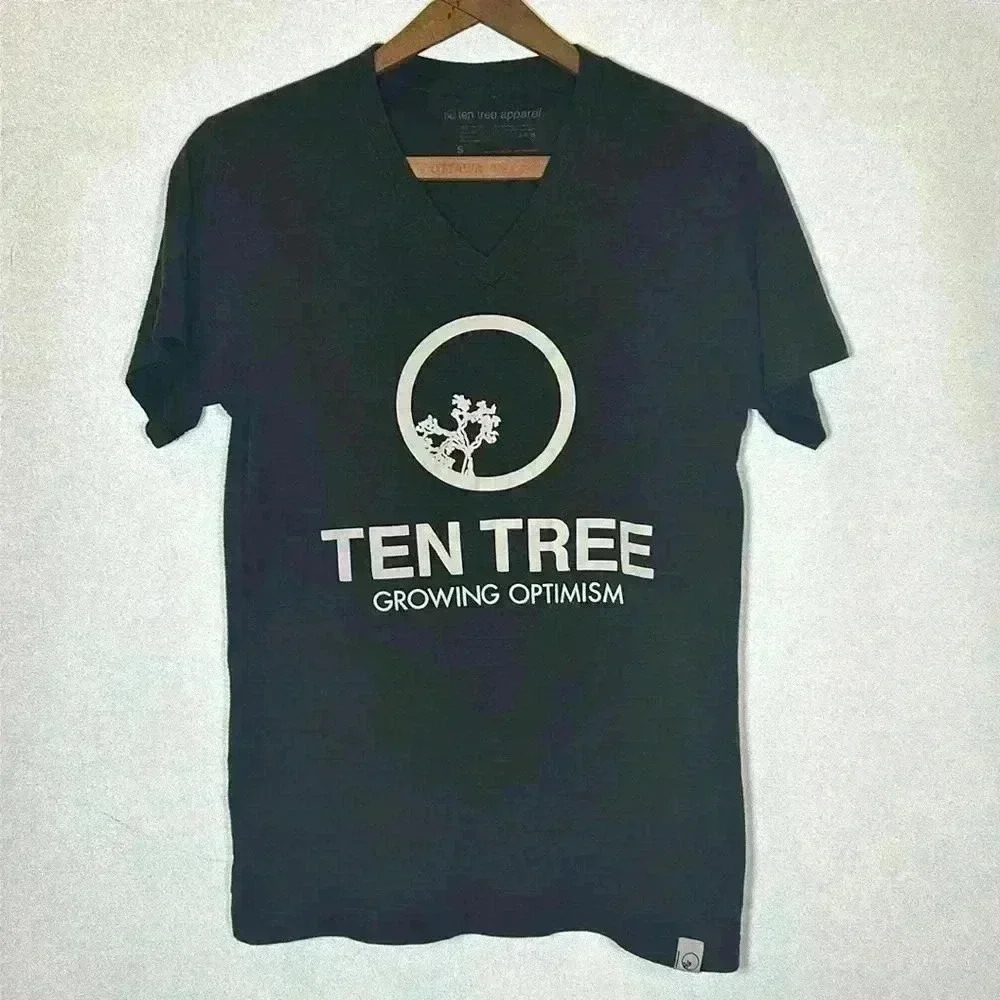 Ten Tree Women's Size Small  T-Shirt Eco Friendly Casual Summer Walk Hike Forest